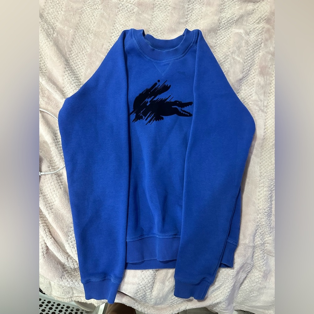 lacoste kids crewneck